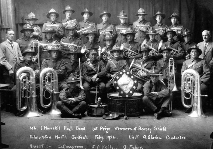 Pic13_1924_Regimental_Band_1st-prize-Band-Contest-Palm-Nth_GreySized